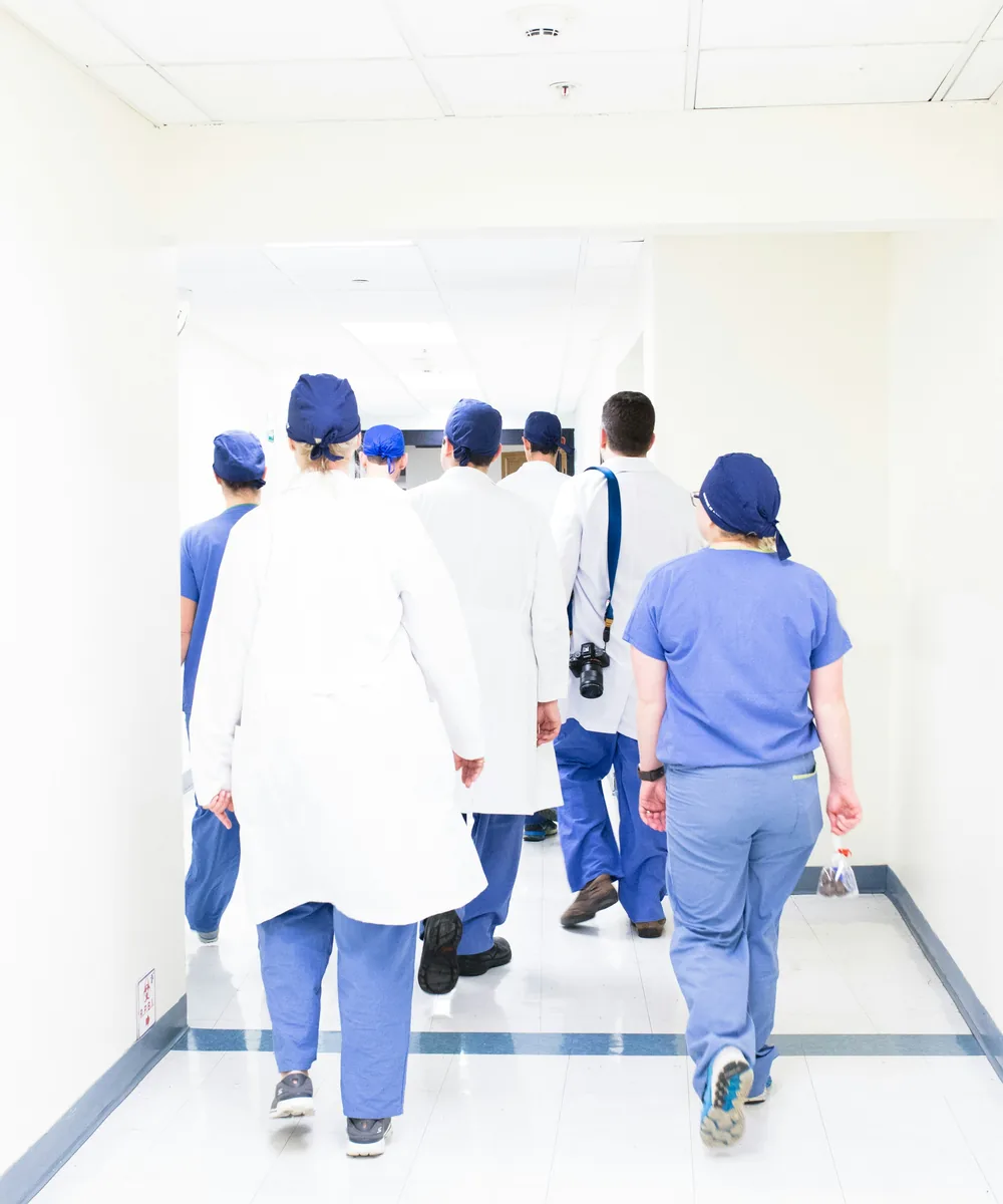 Healthcare professional at work